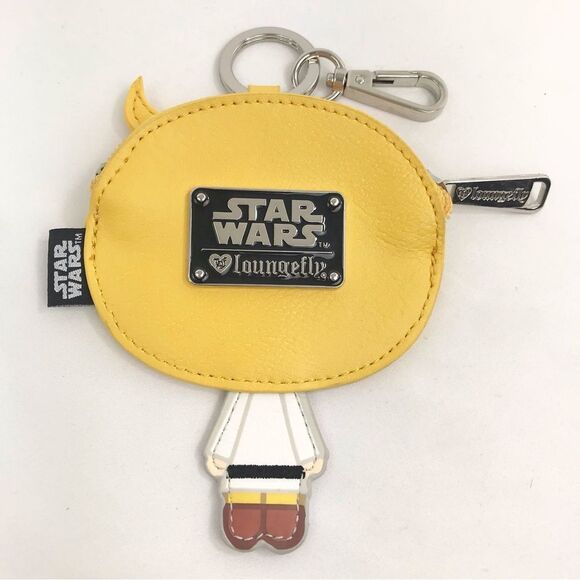 Loungefly Luke Skywalker LucasFilm Chibi Zipper Coin Bag Keychain RARE - Picture 8 of 16